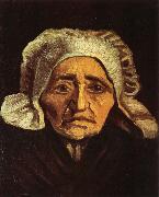 Head of an old peasant Woman with White Cap (nn04) Vincent Van Gogh